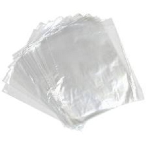 100 x Clear Polythene FOOD BAGS 20x30" Poly Bag 200 Gauge 500x750mm 